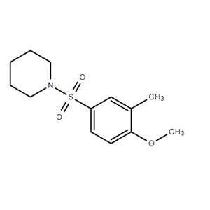 1-((4-methoxy-3-methylphenyl)sulfonyl)piperidine,1-((4-methoxy-3-methylphenyl)sulfonyl)piperidine