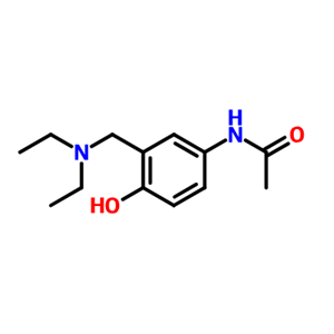 3-二乙氨基对乙酰氨基酚,N-(3-(DIETHYLAMINO)METHYL)-4-HYDROXYPHENYLACETAMIDE