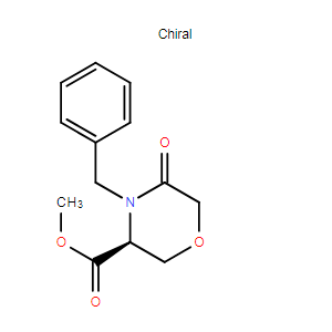 (S)-4-苄基-5-氧代-3-吗啉甲酸甲酯,Methyl (S)-4-Benzyl-5-oxomorpholine-3-carboxylate