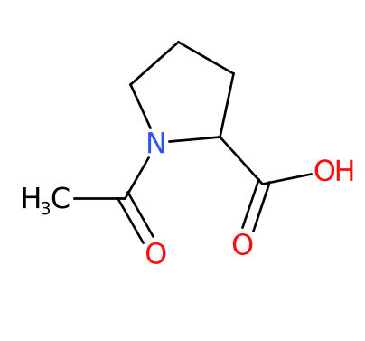 1-乙酰基-2-吡咯烷甲酸一水合物,1-acetylpyrrolidine-2-carboxylic acid
