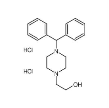 1-二苯甲基-4-(2-羟乙基)哌嗪二盐酸盐,4-(DIPHENYLMETHYL)-1-PIPERAZINEETHANOL DIHYDROCHLORIDE