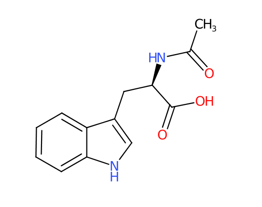 N-乙酰基-D-色氨酸,(2R)-2-acetamido-3-(1H-indol-3-yl)propanoic acid