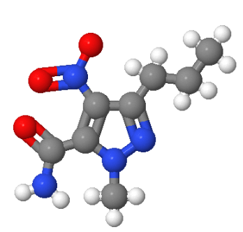 1-甲基-4-硝基-3-丙基-(1H)-吡唑-5-甲酰胺,1-Methyl-4-nitro-3-propyl-(1H)-pyrazole-5-carboxamide