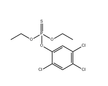 Phosphorothioic acid, O,O-diethyl O-(2,4,5-trichlorophenyl) ester,Phosphorothioic acid, O,O-diethyl O-(2,4,5-trichlorophenyl) ester