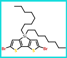 2,6-二溴-4,4-二辛基-二噻吩并噻咯,2,6-DibroMo-4,4-dioctyl-4H-silolo[3,2-b:4,5-b']dithiophene;5,5'-Dibromo-3,3'-dioctylsilylene-2,2'-bithiophene;4H-Silolo[3,2-b:4,5-b']dithiophene, 2,6-dibroMo-4,4-dioctyl-;(1Z,1'Z)-(5,5'-dibromo-[2,2'-