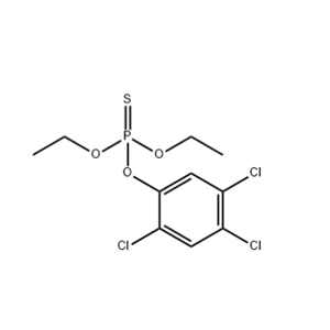 Phosphorothioic acid, O,O-diethyl O-(2,4,5-trichlorophenyl) ester