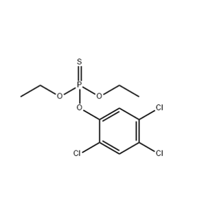 Phosphorothioic acid, O,O-diethyl O-(2,4,5-trichlorophenyl) ester,Phosphorothioic acid, O,O-diethyl O-(2,4,5-trichlorophenyl) ester