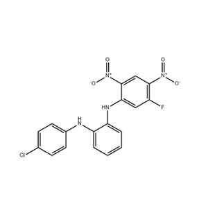 N1-(4-chlorophenyl)-N2-(5-fluoro-2,4-dinitrophenyl)benzene-1,2-diamine,N1-(4-chlorophenyl)-N2-(5-fluoro-2,4-dinitrophenyl)benzene-1,2-diamine