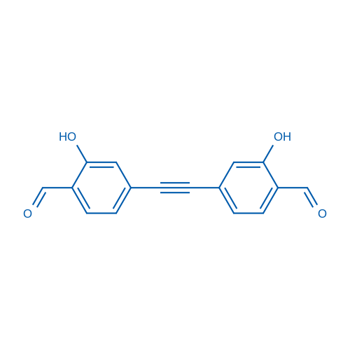 4,4'-(ethyne-1,2-diyl)bis(2-hydroxybenzaldehyde),4,4'-(ethyne-1,2-diyl)bis(2-hydroxybenzaldehyde)