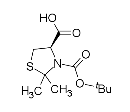 (4R)-3-[(tert-butoxy)carbonyl]-2,2-dimethyl-1,3-thiazolidine-4-carboxylic acid