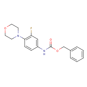 利奈唑烷中间体(中四),N-Benzyloxycarbonyl-3-fluoro-4-morpholinoaniline