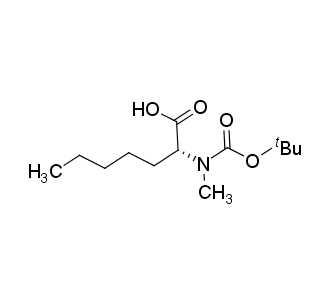 (2R)-2-{[(tert-butoxy)carbonyl](methyl)amino}heptanoic acid