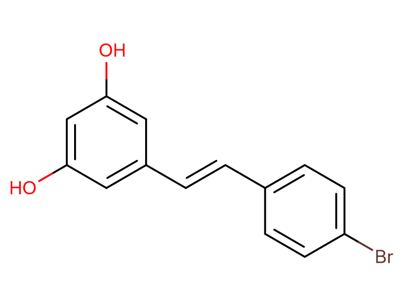 5-[(E)-2-(4-溴苯基)乙烯基]间苯二酚,3,5-DIHYDROXY-4'-BROMOSTILBENE