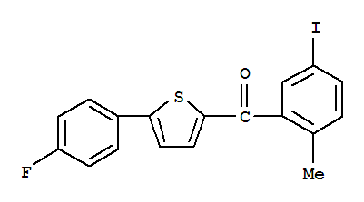 坎格列净中间体III,2-(5-Iodo-2-Methylbenzoyl)-5-(4-fluorophenyl)thiophene