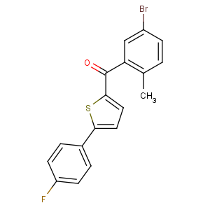 坎格列净中间体,(5-Bromo-2-methylphenyl)[5-(4-fluorophenyl)-2-thienyl]