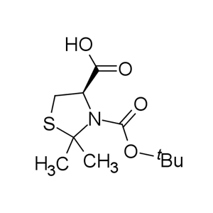 (4R)-3-[(tert-butoxy)carbonyl]-2,2-dimethyl-1,3-thiazolidine-4-carboxylic acid