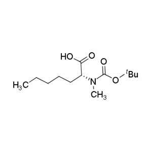 (2R)-2-{[(tert-butoxy)carbonyl](methyl)amino}heptanoic acid