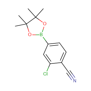 2-氯-4-(4,4,5,5-四甲基-1,3,2-二噁硼烷-2-基)苯甲腈