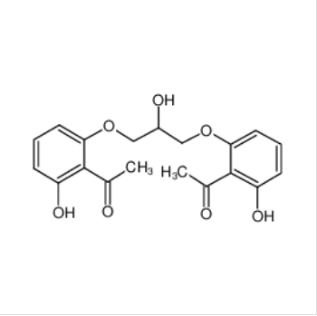 1,3-双(2-乙酰基-3-羟基苯氧基)-2-丙醇,1,3-bis(4-benzoyl-3-hydroxy-phenoxy)-2-propanol