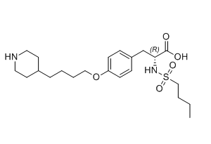 替罗非班杂质01,(R)-2-(butylsulfonamido)-3-(4-(4-(piperidin-4-yl)butoxy)phenyl) propanoic acid