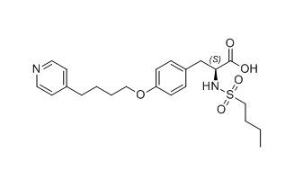 替罗非班杂质07,(S)-2-(butylsulfonamido)-3-(4-(4-(pyridin-4-yl)butoxy)phenyl) propanoic acid