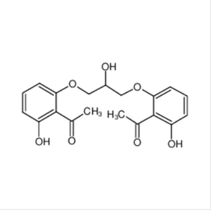 1,3-双(2-乙酰基-3-羟基苯氧基)-2-丙醇,1,3-bis(4-benzoyl-3-hydroxy-phenoxy)-2-propanol