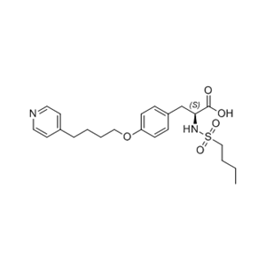 替罗非班杂质07,(S)-2-(butylsulfonamido)-3-(4-(4-(pyridin-4-yl)butoxy)phenyl) propanoic acid