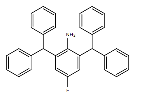 2,6-雙(二苯甲基)-4-氟苯胺,2,6-dibenzhydryl-4-fluoroaniline