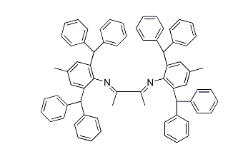 2,3-二（2,6-二苯基甲基-4-甲基苯亚胺）丁烷,N,N-bis(2,6-dibenzhydryl-4-methylphenyl) butane-2,3-diimine