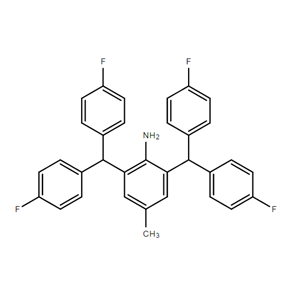 2,6-双(双(4-氟苯基)甲基)-4-甲基苯胺,2,6-Bis[bis(4-fluorophenyl)methyl]-4-methylaniline