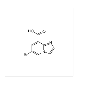 6-溴咪唑并[1,2-a]吡啶-8-羧酸,6-bromoimidazo[1,2-a]pyridine-8-carboxylic acid