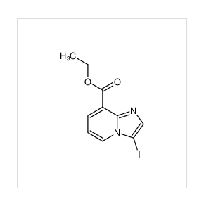 3-碘咪唑并（1,2-a)吡啶-8-甲酸乙酯,Ethyl 3-iodoimidazo[1,2-a]pyridine-8-carboxylate