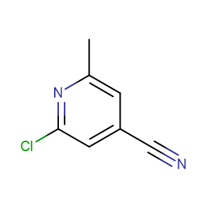 2-氯-6-甲基-4-氰基吡啶,4-Pyridinecarbonitrile, 2-chloro-6-Methyl-