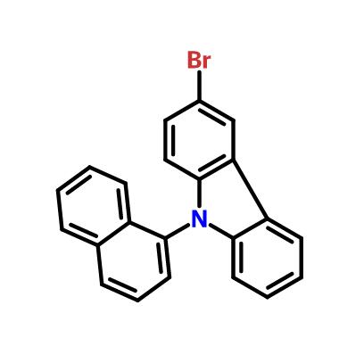 3-溴-N-(1-萘基)咔唑,3-broMo-9-(naphthalen-1-yl)-9H-carbazole