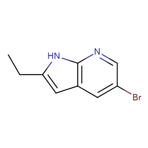 5-Bromo-2-ethyl-1H-pyrrolo[2,3-b]pyridine,5-Bromo-2-ethyl-1H-pyrrolo[2,3-b]pyridine