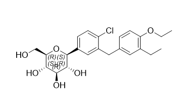 达格列净杂质43,(2S,3R,4R,5S,6R)-2-(4-chloro-3-(4-ethoxy-3-ethylbenzyl)phenyl)-6-(hydroxymethyl)tetrahydro-2H-pyran-3,4,5-triol