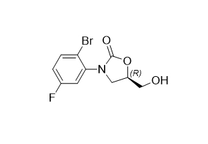 特地唑胺杂质47,(R)-3-(2-bromo-5-fluorophenyl)-5-(hydroxymethyl)oxazolidin-2-one