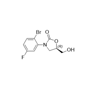 特地唑胺杂质47,(R)-3-(2-bromo-5-fluorophenyl)-5-(hydroxymethyl)oxazolidin-2-one