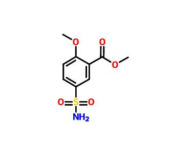 2-甲氧基-5-磺酰胺苯甲酸甲酯,Methyl 2-methoxy-5-sulfamoylbenzoate