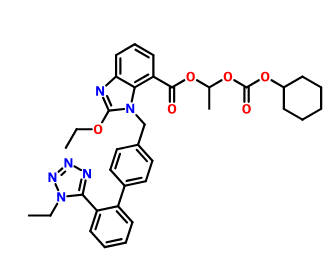 坎地沙坦酯杂质E,1H-1-Ethyl Candesartan Cilexetil