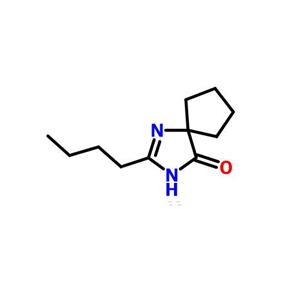 2-丁基-1,3-二氮杂螺[4.4]非2-烯-4-酮,2-Butyl-1,3-diazaspiro[4.4]non-2-en-4-one