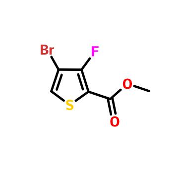 4-溴-3-氟-2-噻吩甲酸甲酯,Methyl 4-bromo-3-fluorothiophene-2-carboxylate