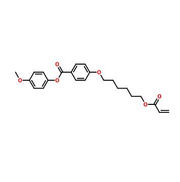 4-[[6-[(1-氧代-2-丙烯基)氧基]己基]氧基]苯甲酸 4-甲氧基苯基酯,Benzoesure, 4-[[6-[(1-oxo-2-propenyl)oxy]hexyl]oxy]-, 4-methoxyphenylester