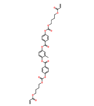 (4-(((4-(丙烯酰氧基)丁氧基)羰基)氧基)苯甲酸 2-甲基-1,4-二苯酚酯,2-Methyl-1,4-phenylene bis(4-(((4-(acryloyloxy)butoxy)carbonyl)oxy)benzoate)