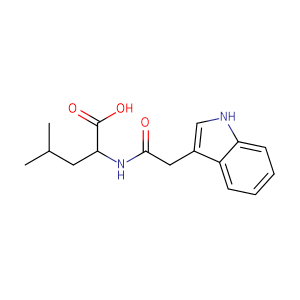 36838-63-8，	N-(3-吲哚乙酰基)-L-亮氨酸