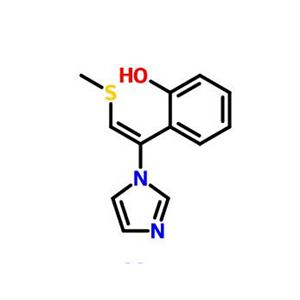 (E)-1-[2-甲巯基-1-[2-羟基苯基]乙烯基]-1H-咪唑,Phenol, 2-[1-(1H-imidazol-1-yl)-2-(methylthio)ethenyl]-