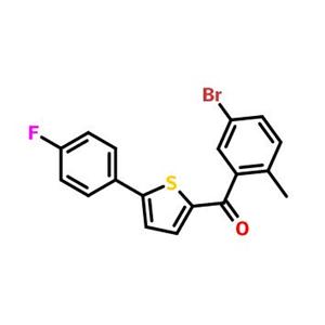 (5-溴-2-甲基苯基)(5-(对氟苯基)噻吩-2-基)甲酮,(5-broMo-2-Methylphenyl)[5-(4-fluorophenyl)-2-thienyl]- Methanone