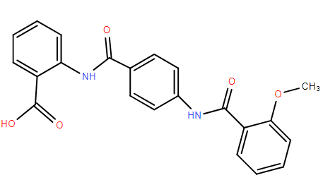 2-(4-(2-甲氧基苯甲酰氨基)苯甲酰氨基)苯甲酸,EG1