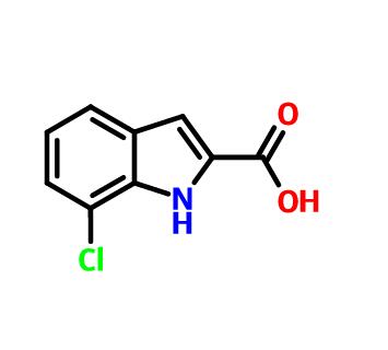 7-氯-1H-吲哚-2-羧酸,7-Chloro-1H-indole-2-carboxylic acid