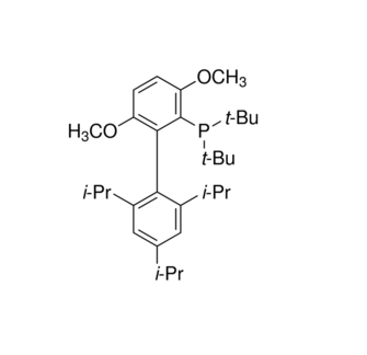 2-(二叔丁基膦)-3,6-二甲氧基-2'-4'-6'-三-I-丙基-1,1'-聯(lián)苯,2-(Di-t-butylphosphino)-3,6-dimethoxy-2'-4'-6'-tri-i-propyl-1,1'-biphenyl, min. 98%  t-butylBrettPhos